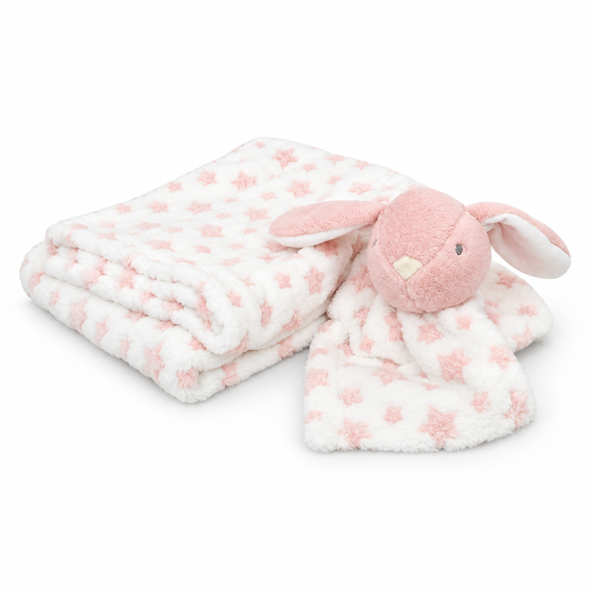 Manta Plush De Bebe Rosada