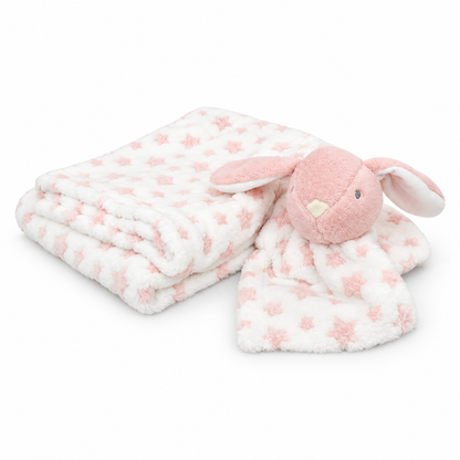 Manta Plush De Bebe Rosada