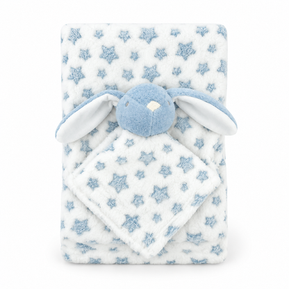Manta De Bebe Plush Azul
