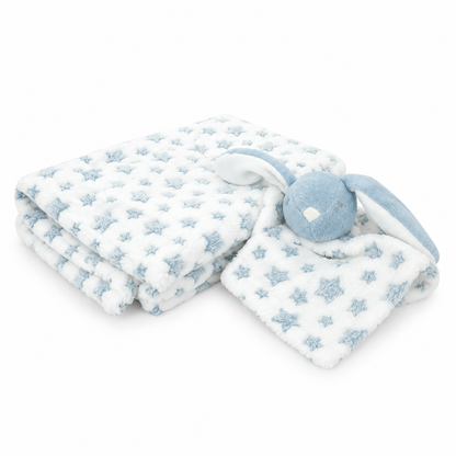 Manta De Bebe Plush Azul