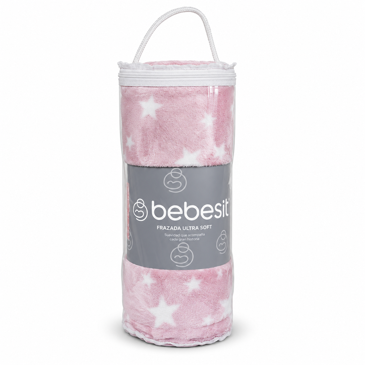 Frazada Ultra Soft Estrella 110x140cm Rosado