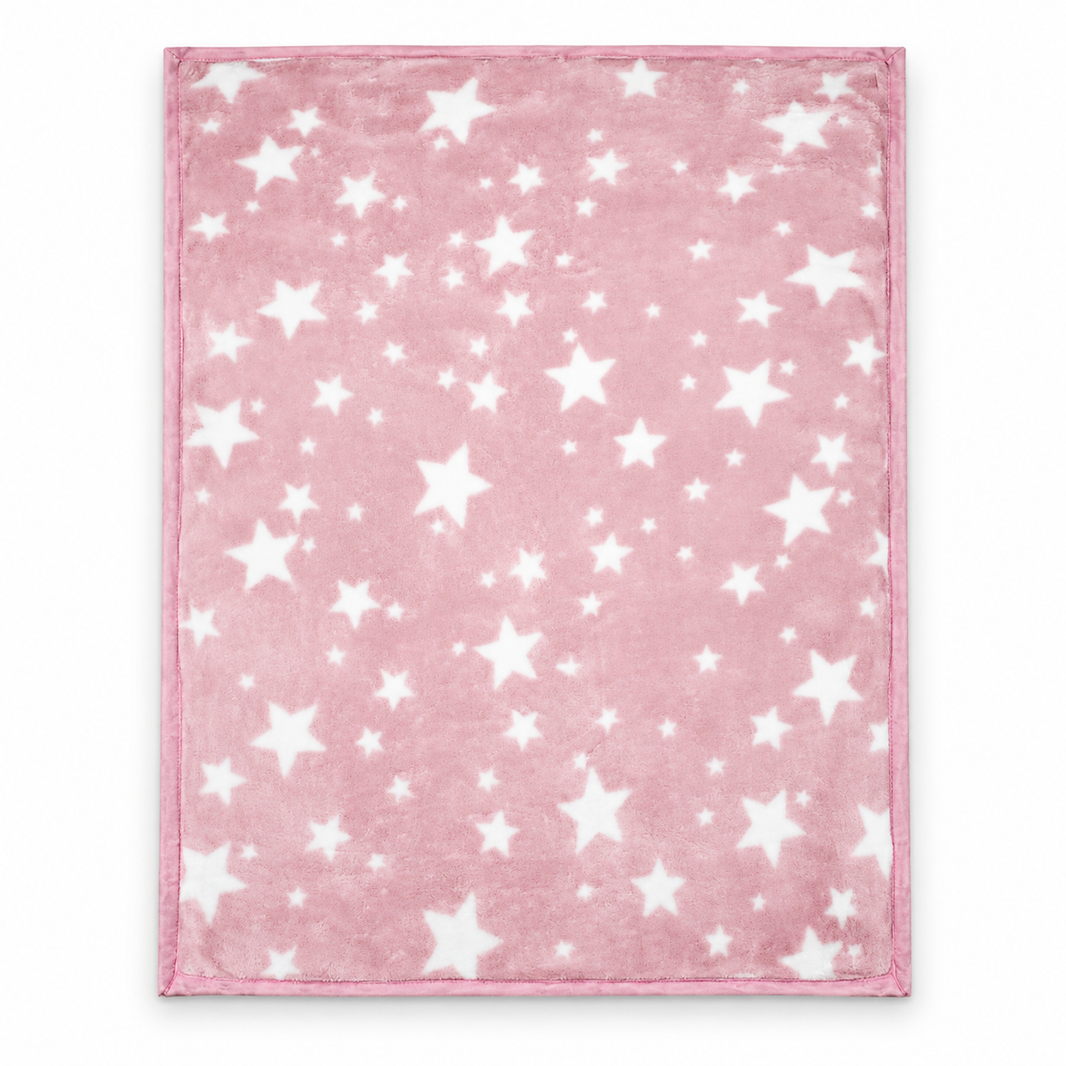 Frazada Ultra Soft Estrella 110x140cm Rosado