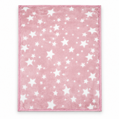 Frazada Ultra Soft Estrella 110x140cm Rosado