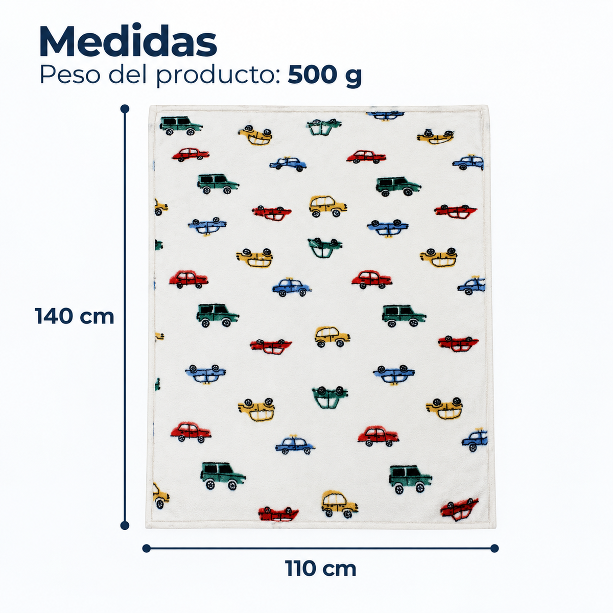 Frazada Ultra Soft Auto 110x140cm Beige