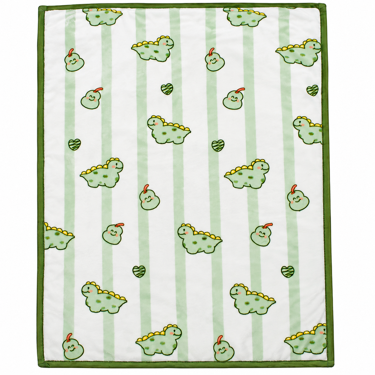 Frazada Ultra Soft Dino 80x110cm Verde
