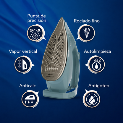Plancha Oster AeroGlide Plus S7400 Vapor 200gr 1600W