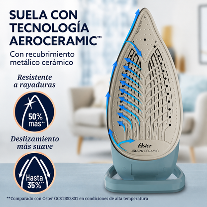 Plancha Oster AeroGlide Plus S7400 Vapor 200gr 1600W