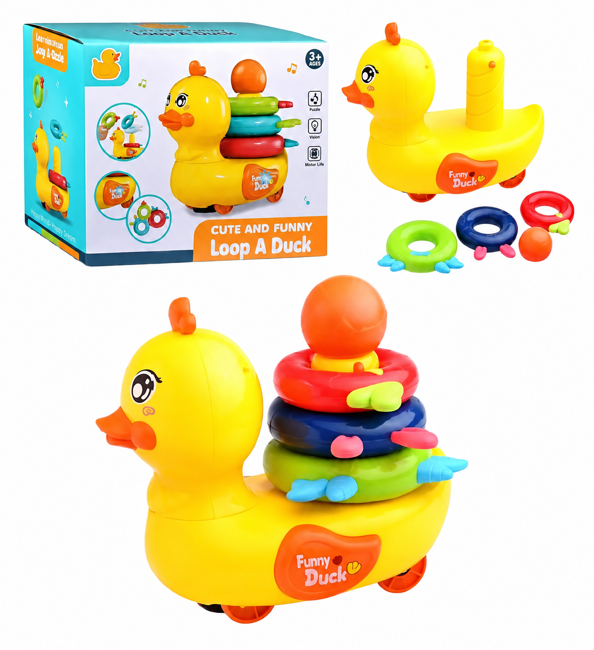 Patito Encaje Argollas a Pilas
