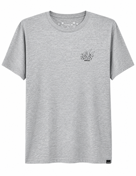 Polera Hombre Hurley Logo Gris
