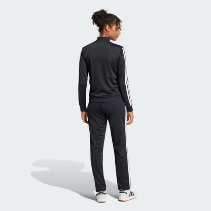 Buzo Mujer Conjunto Deportivo Essentials 3 Rayas Negro