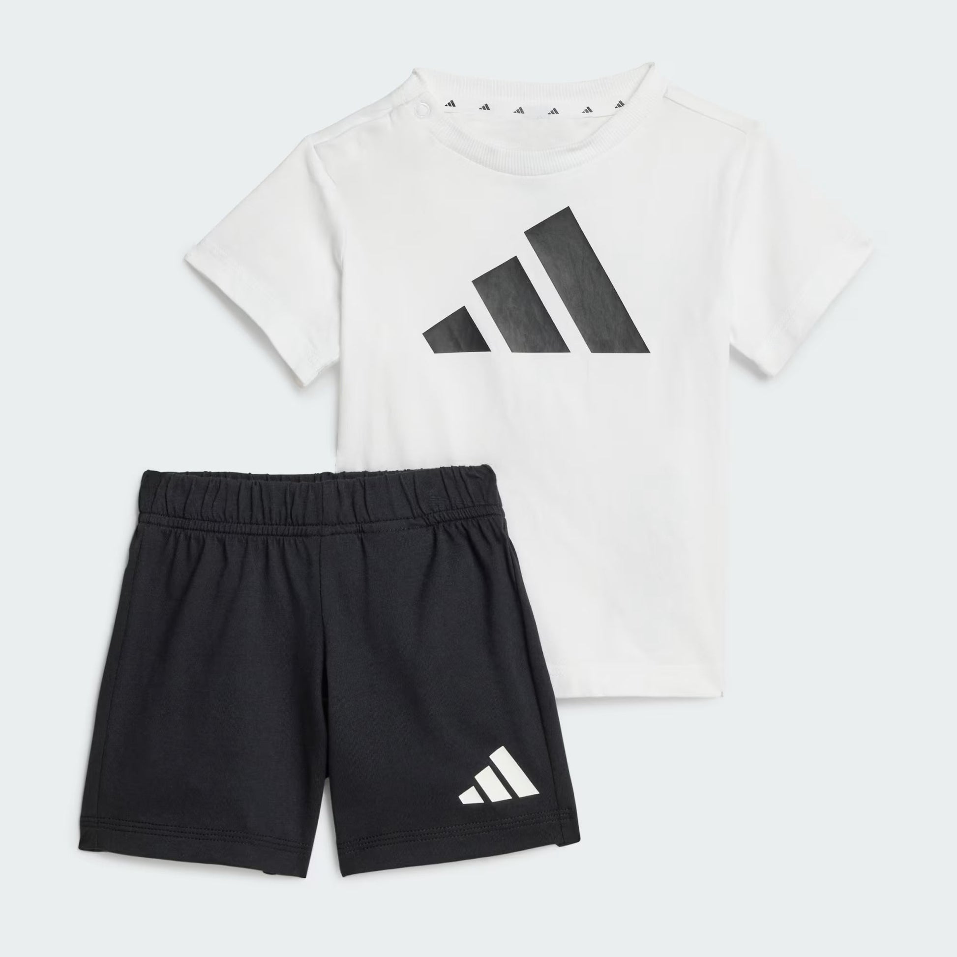 conjunto-polera-essentials-niños-negro/blanco
