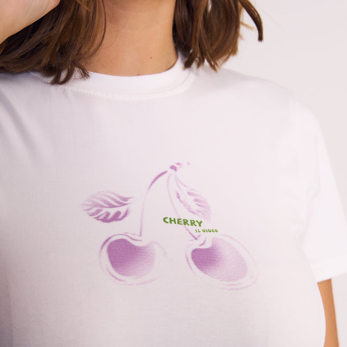 Polera Mujer Manga Corta Blanco