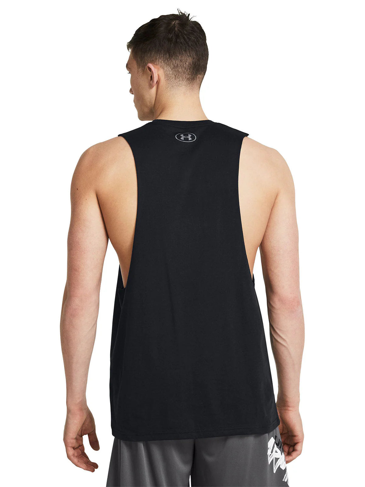 Polera Hombre Left Chest Cut Off  Negro