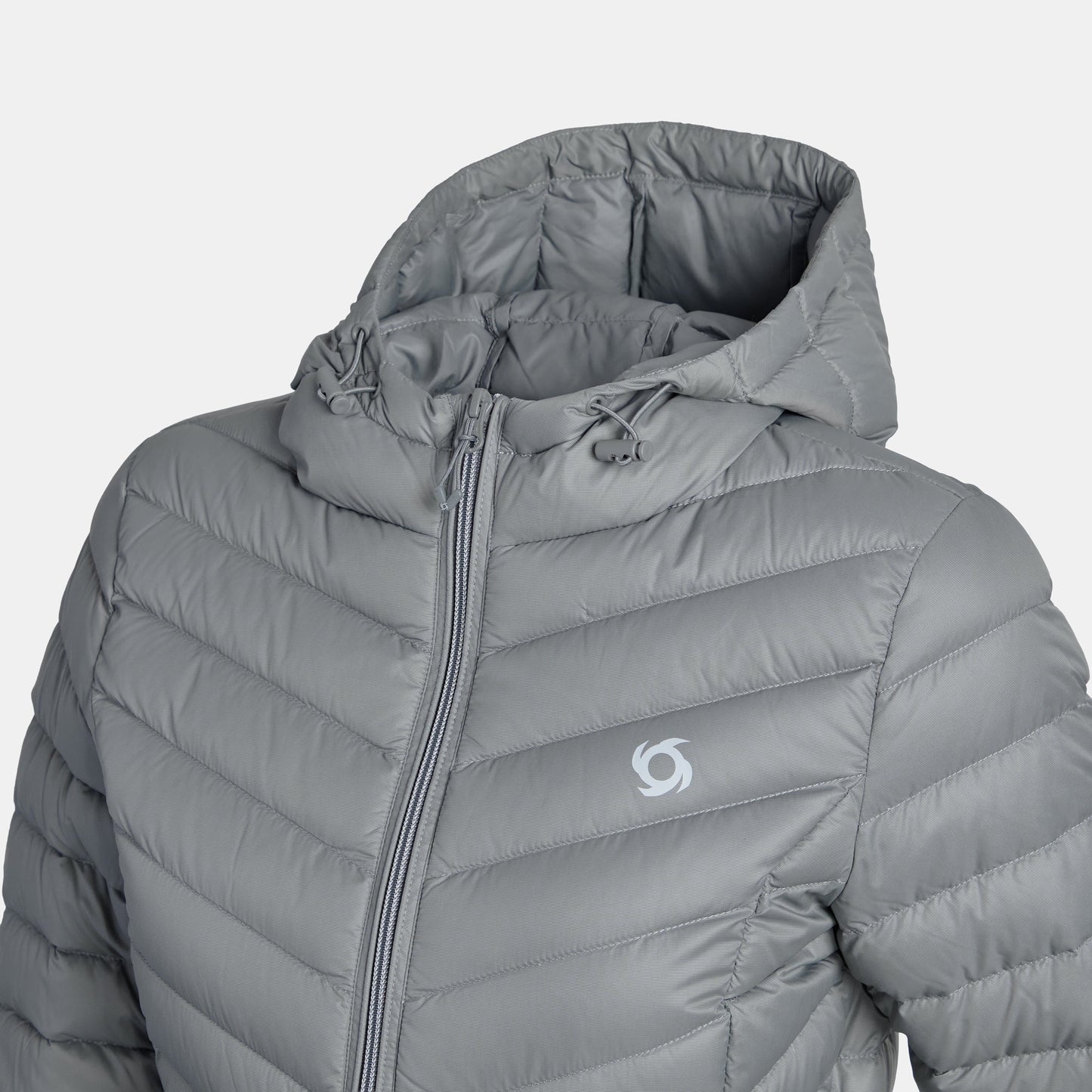 Parka Mujer Pluma Aken con Gorro Negro