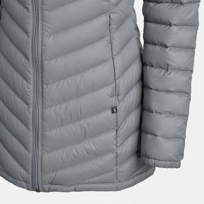 Parka Mujer Pluma Aken con Gorro Negro