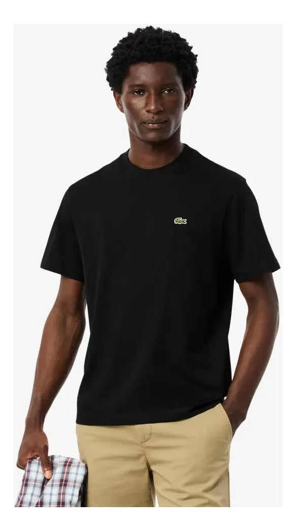 Polera Hombre Crew Neck Regular Fit Negro