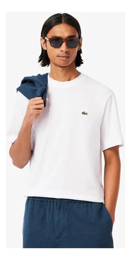 Polera Hombre Crew Neck Regular Fit Blanca