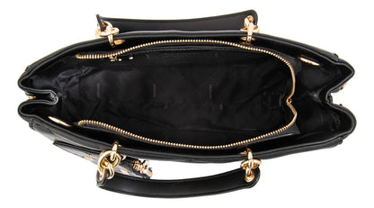 Cartera Mujer Dos Asas Keny Pequeña Negro