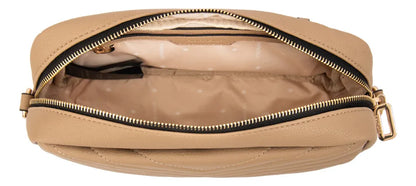 Cartera Mujer Bandolera Filomena Pequeña Beige Oscuro