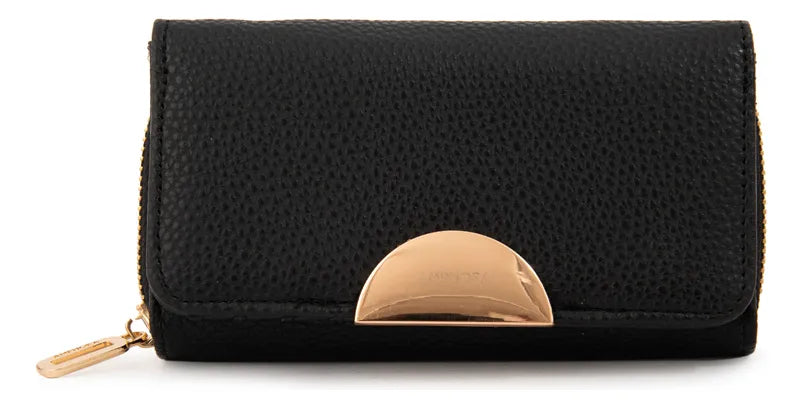 Billetera Mujer Mediana Naty Negro