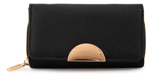 Billetera Mujer Mediana Naty Negro