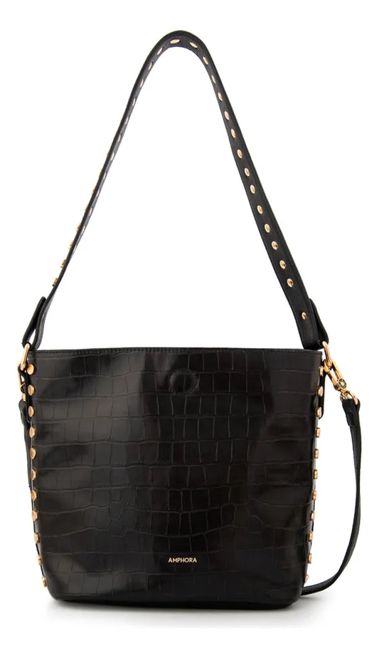 Cartera Mujer Bandolera Eloisse Mediana Negro