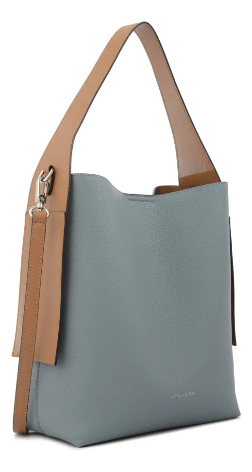 Cartera Mujer Corte Recto Iris Mediana Denim