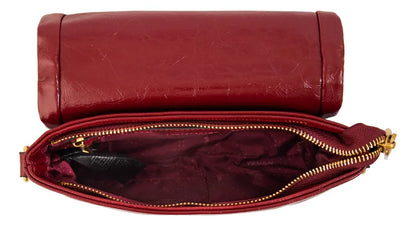Cartera Mujer Bandolera Con Tapa Gilly Pequeña Rojo