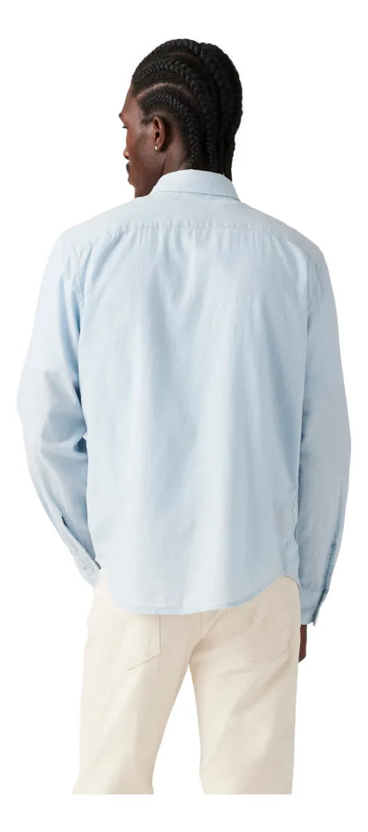 camisa-hombre-classic-standard-celeste-