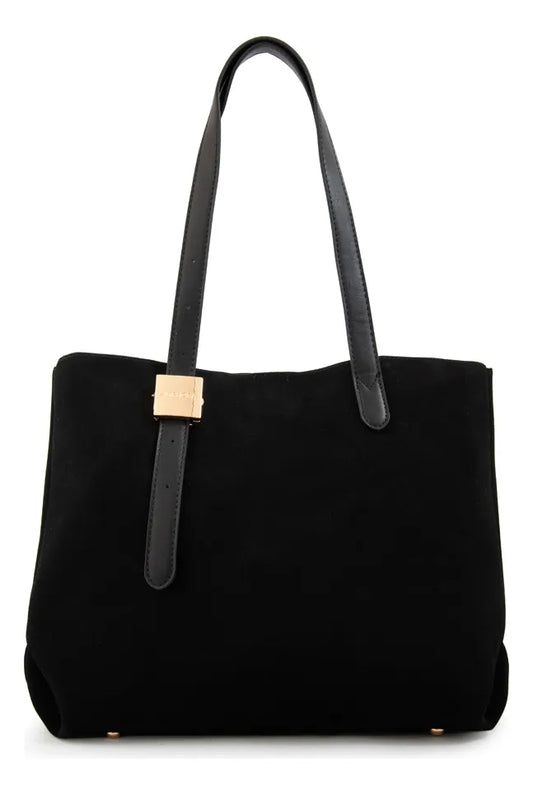 Cartera Mujer Dos Asas Brisy Grande Negro