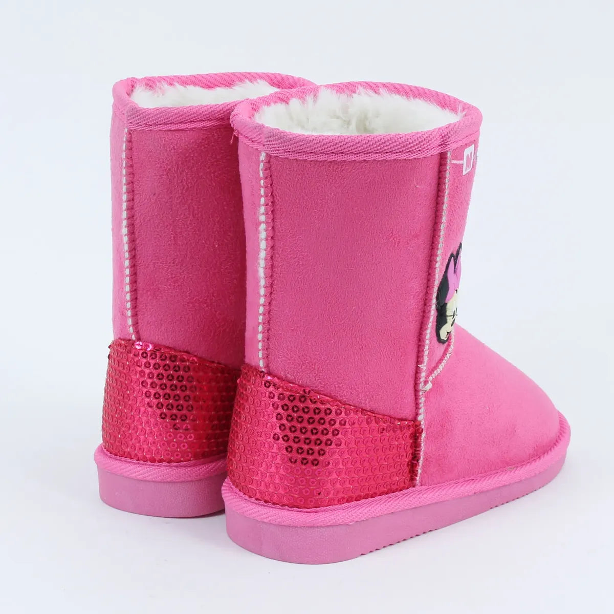 Bota Niña Chiporro Lentejuelas Minnie Rosado