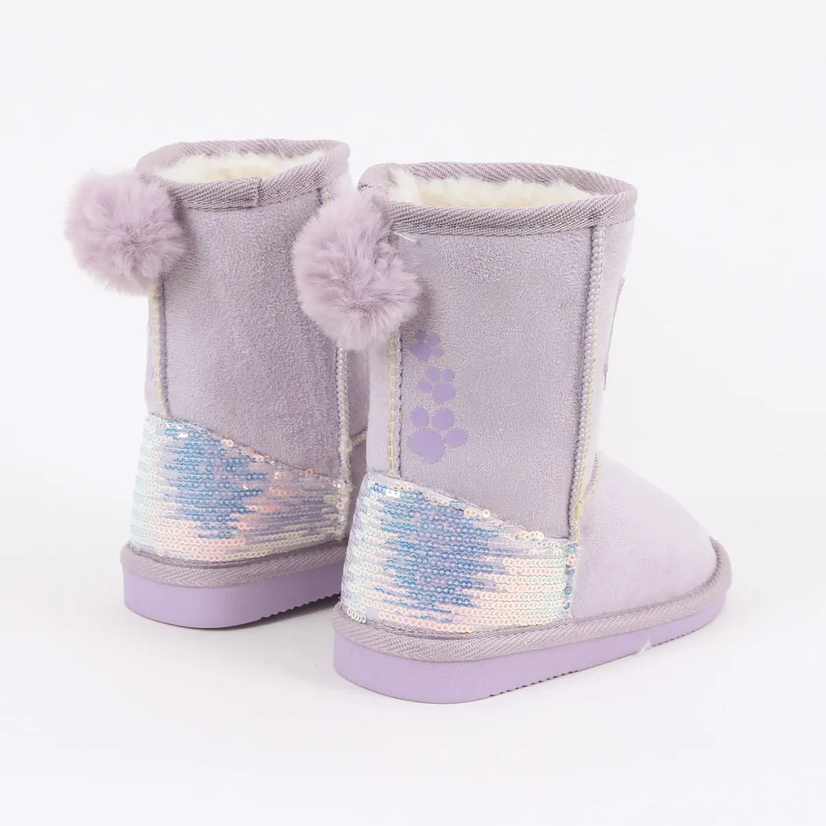 Bota Niña Chiporro Lentejuelas Skye Morado