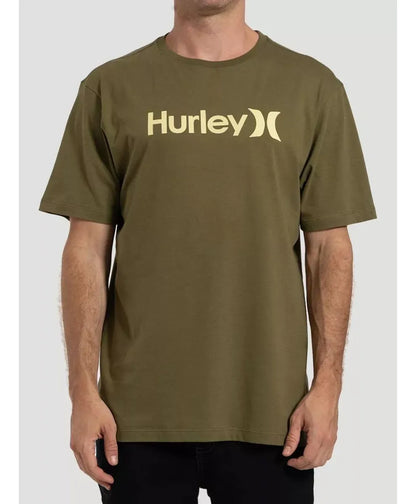 Polera Hombre Hurley Logo Olivo