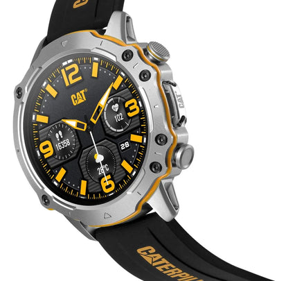 Reloj Hombre Smartwatch Cat Hombre E1-140-21-100 Plateado Silicona Plateado