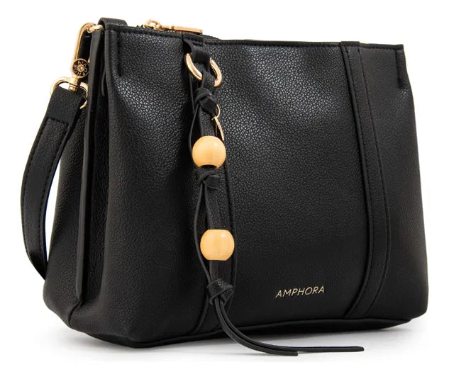 Cartera Mujer Bandolera Valeria Pequeña Negro