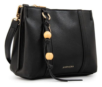 Cartera Mujer Bandolera Valeria Pequeña Negro