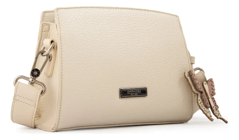 Cartera Mujer Bandolera Maripi Pequeña Blanco Crudo