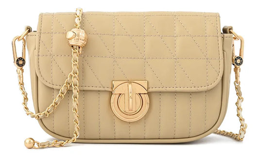 Cartera Mujer Bandolera Pequeña Airla Beige