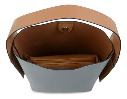 Cartera Mujer Corte Recto Iris Mediana Denim