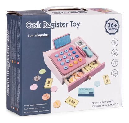 Caja Registradora Juguete Madera Niños