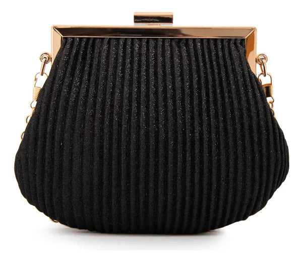 Cartera Mujer Fiesta Doris Pequeña Negro