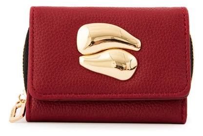 Billetera Mujer Pequeña Lizet Rojo
