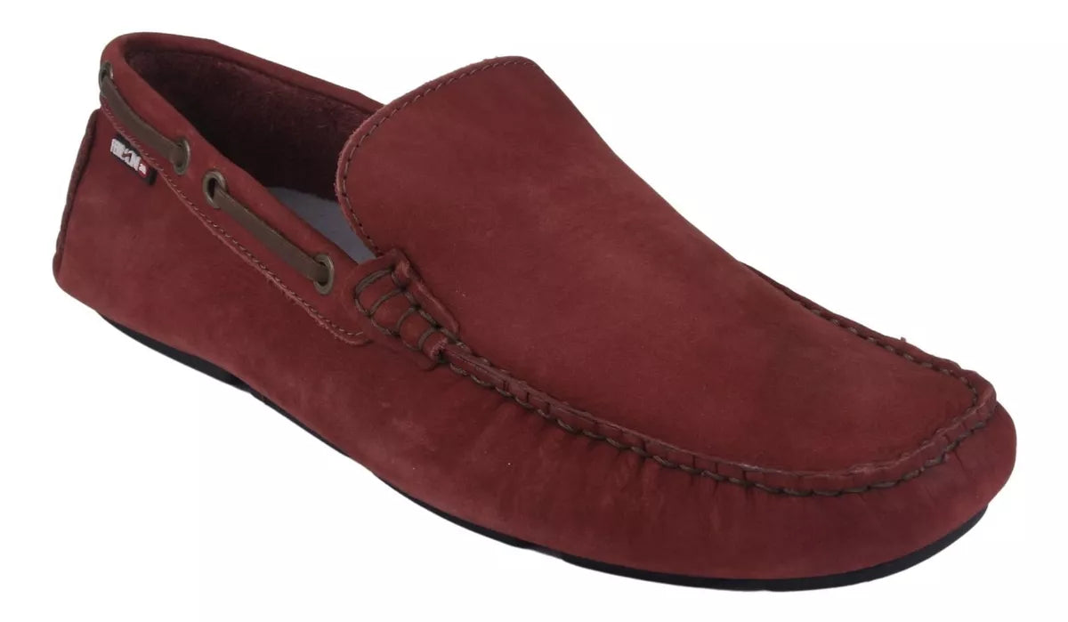 Mocasin Hombre Mali Rojo Urbano