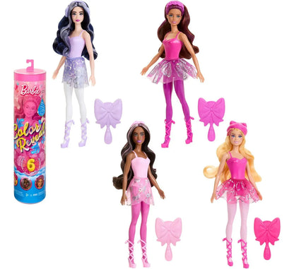 Muñeca Barbie Serie de ballet sorpresa de Color Reveal Ballerina