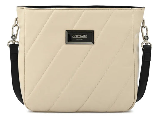 Cartera Mujer Bandolera Mediana Janelle Beige