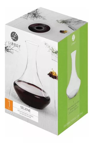 Decantador Oxigenador Aireador Vidrio De Vino 1.9 L