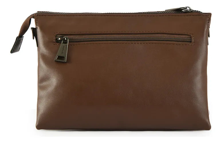 Cartera Mujer Bandolera Pequeña Pariz Café Oscuro