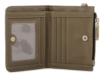 Billetera Mujer Dean Pequeña Plateado Oscuro