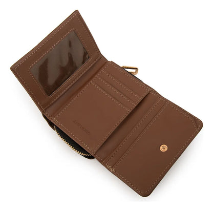 Billetera Mujer Pequeña Lizet Café Oscuro