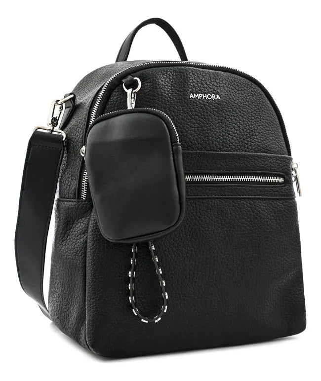 Mochila Mujer Grande Deva Negro